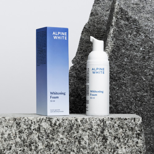 Alpine White Whitening Foam Balinančios dantų putos 50ml