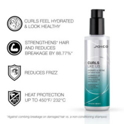 Joico Curls Like Us Hydrate & Define Curl Crème Styler Garbanų formavimo kremas 200ml