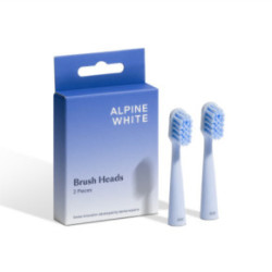Alpine White Sonic Toothbrush Replacement Heads Keičiamos galvutės dantų šepetėliui 2vnt