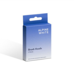 Alpine White Sonic Toothbrush Replacement Heads Keičiamos galvutės dantų šepetėliui 2vnt