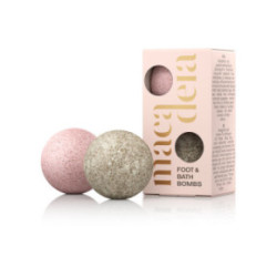Macadeia Bath Bombs Relaxing Coffee & Refreshing Guava Vonios bombos 2vnt
