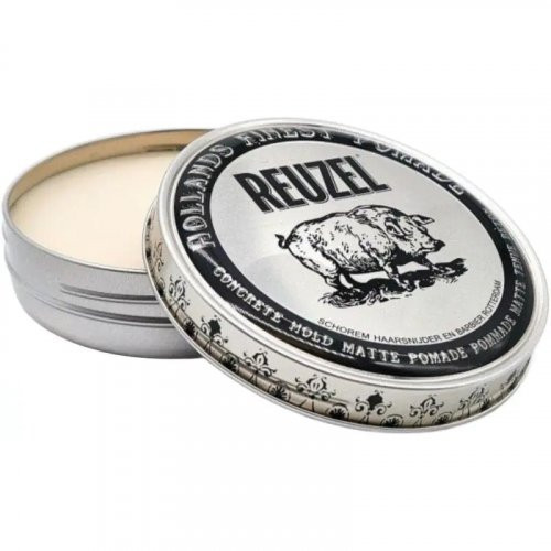 Reuzel Concrete Hold Matte Pomade Itin stiprios fiksacijos plaukų formavimo pomada 35g