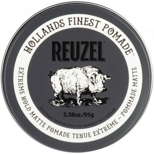 Reuzel Extreme Hold Matte Pomade Itin stiprios fiksacijos matinė plaukų pomada 95g