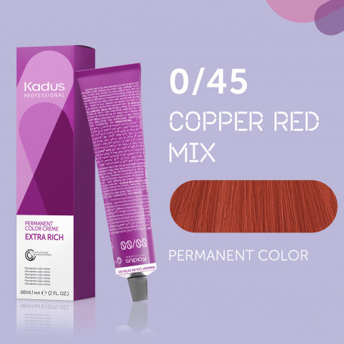 Kadus Professional Extra Rich Creme Permanent Hair Color Plaukų dažai 60ml