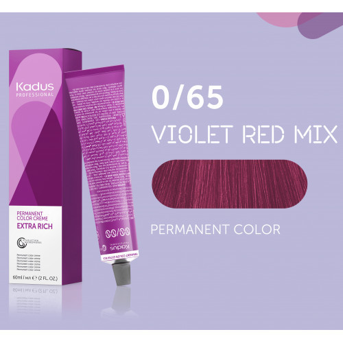 Kadus Professional Extra Rich Creme Permanent Hair Color Plaukų dažai 60ml