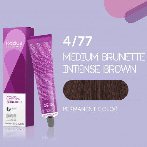 Kadus Professional Extra Rich Creme Permanent Hair Color Plaukų dažai 60ml