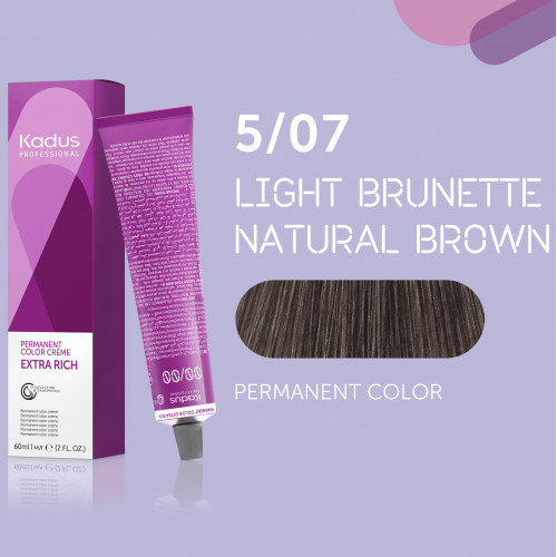 Kadus Professional Extra Rich Creme Permanent Hair Color Plaukų dažai 60ml