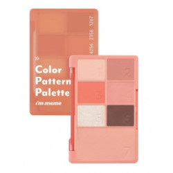 I'M MEME Color Pattern Palette Akių šešėlių ir skaistalų paletė 9.4 g