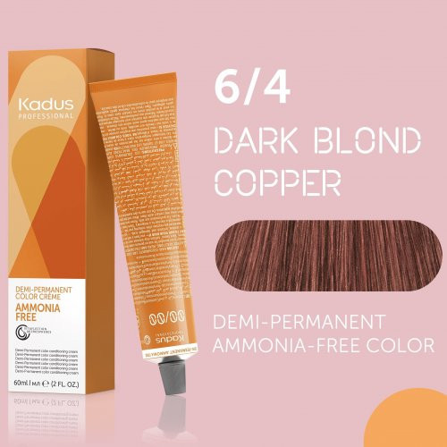 Kadus Professional Demi‑Permanent Ammonia‑Free Color Plaukų dažai be amoniako 60ml