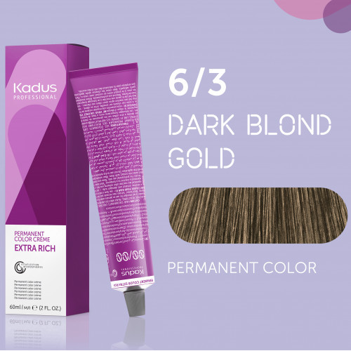 Kadus Professional Extra Rich Creme Permanent Hair Color Plaukų dažai 60ml