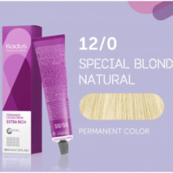 Kadus Professional Extra Rich Creme Permanent Hair Color Plaukų dažai 60ml