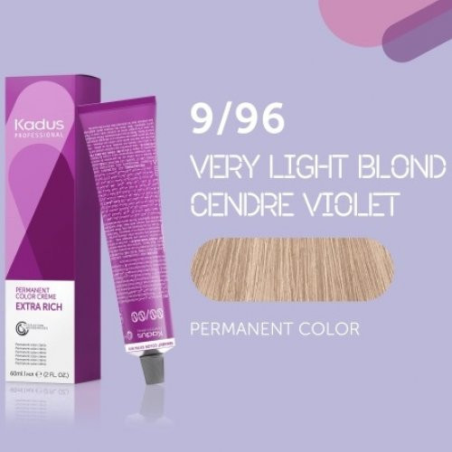 Kadus Professional Extra Rich Creme Permanent Hair Color Plaukų dažai 60ml