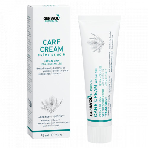 Gehwol Fusskraft Care Cream Green Vitalizuojantis normalios pėdų odos kremas 75ml