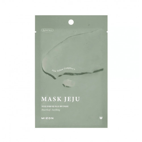 Mizon Joyful Time Mask Jeju Heartleaf Lakštinė veido kaukė 1 vnt.