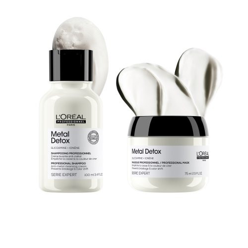 L'Oréal Professionnel Metal Detox Mini Duo Komplektas visų tipų plaukams Rinkinys