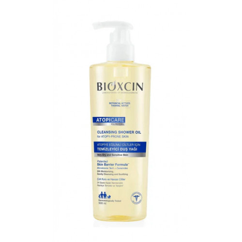 Bioxcin (Bioxsine) Atopicare Cleansing Shower Oil For Atopy Prone Skin Aliejinis kūno prausiklis 500ml