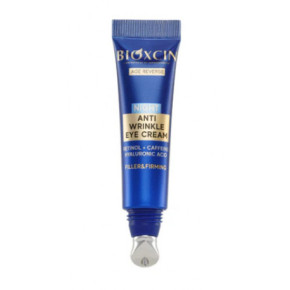 Bioxcin (Bioxsine) Age Reverse Anti Wrinkle Eye Cream Naktinis paakių kremas su hialurono rūgštimi 15ml