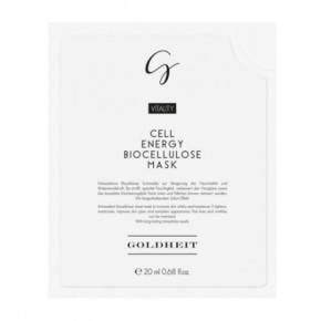 GOLDHEIT Cell Energy Biocellulose Mask Bioceliuliozės veido kaukė 20ml