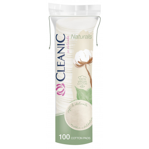 Cleanic Pure Effect Virgin Cotton Pads Vatos diskeliai 100vnt