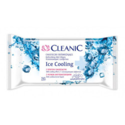 Cleanic Ice Cooling Wet Wipes Drėgnos servetėlės 15vnt