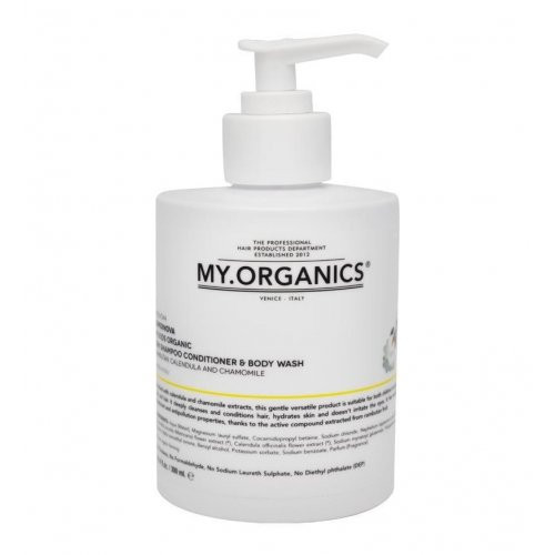 My.Organics My.Kids Supernova 3in1 Šampūnas, kondicionierius ir kūno prausiklis vaikams 300ml