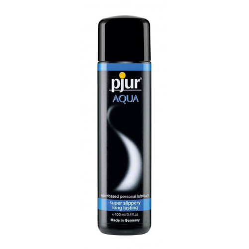 Pjur Aqua Water-based Personal Lubricant Ilgai išliekantis vandens pagrindo lubrikantas 100ml