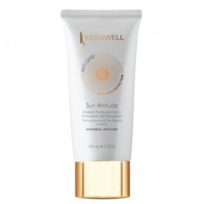 Keenwell Sun Attitude Anti-Sand SPF50 Apsauginė įdegi skatinanti emulsija kūnui 150ml