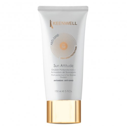 Keenwell Sun Attitude Anti-Sand SPF50 Apsauginė įdegi skatinanti emulsija kūnui 150ml
