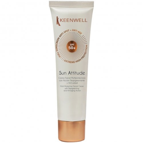Keenwell Sun Attitude Depigmenting Action Facial Cream SPF50 Depigmentuojantis prieš odos senėjimą veikiantis veido kremas 60ml