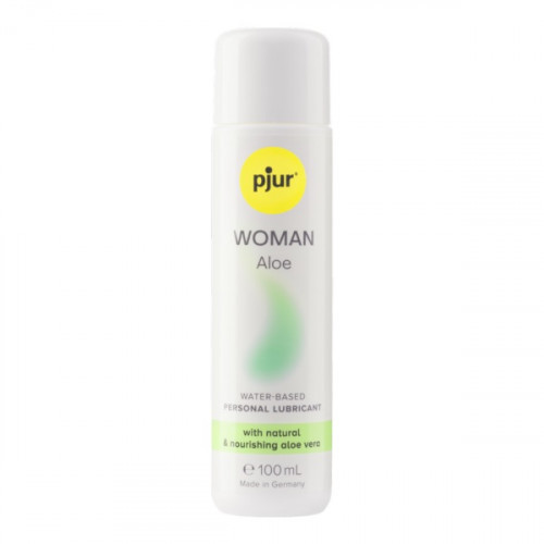 Pjur Woman Aloe Water-based Personal Lubricant Vandens pagrindo lubrikantas su alavijais 100ml