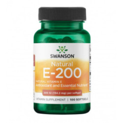 SWANSON Natural Vitamin E 134.2 mg Natūralus vitaminas E 100 kapsulių