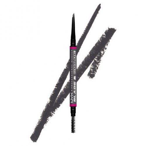 Nyx professional makeup Blade & Shade Nano Brow Pencil Antakių pieštukas 01 Ash Blonde