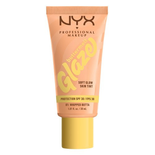 Nyx professional makeup Buttermelt Glaze Soft Glow Skin Tint SPF30 Makiažo pagrindas 30ml