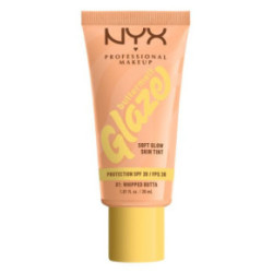 Nyx professional makeup Buttermelt Glaze Soft Glow Skin Tint SPF30 Makiažo pagrindas 30ml