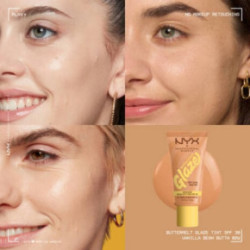 Nyx professional makeup Buttermelt Glaze Soft Glow Skin Tint SPF30 Makiažo pagrindas 30ml