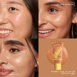 Nyx professional makeup Buttermelt Glaze Soft Glow Skin Tint SPF30 Makiažo pagrindas 30ml