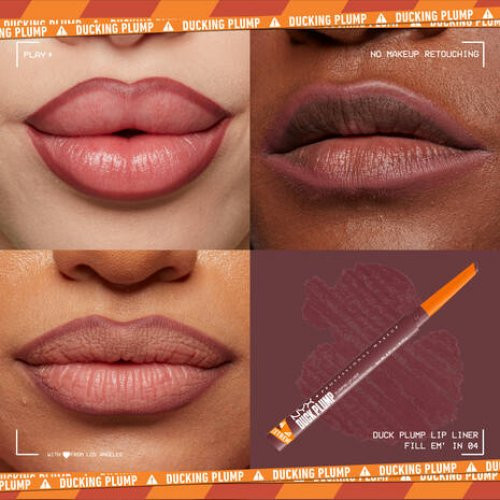 Nyx professional makeup Duck Plump Plumping Lip Liner Putlinantis lūpų pieštukas Pinkjection