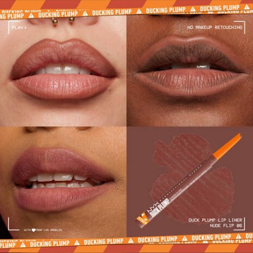 Nyx professional makeup Duck Plump Plumping Lip Liner Putlinantis lūpų pieštukas Pinkjection