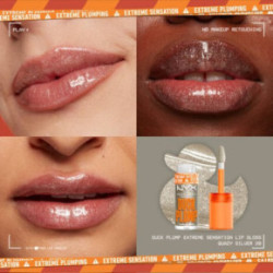Nyx professional makeup Duck Plump Lip Gloss Putlinamasis lūpų blizgis 01 Clearly Spicy