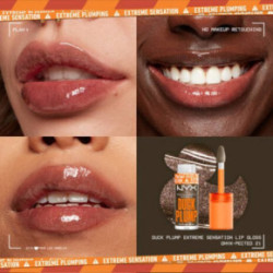 Nyx professional makeup Duck Plump Lip Gloss Putlinamasis lūpų blizgis 01 Clearly Spicy