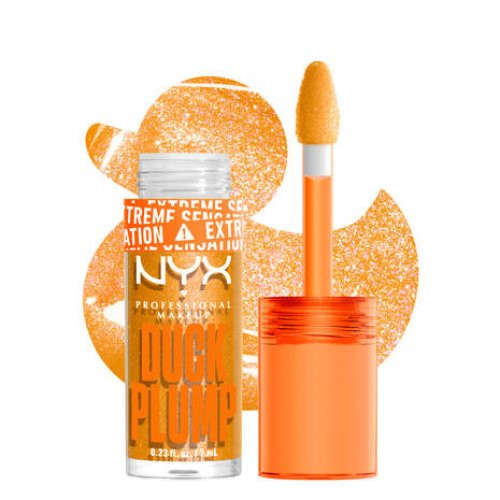 Nyx professional makeup Duck Plump Lip Gloss Putlinamasis lūpų blizgis 01 Clearly Spicy