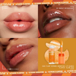 Nyx professional makeup Duck Plump Lip Gloss Putlinamasis lūpų blizgis 01 Clearly Spicy