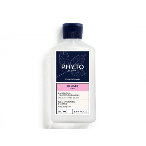 Phyto Curls Hydration Shampoo Drėkinantis šampūnas grabanotiems plaukams 250ml