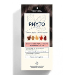 Phyto Permanent Hair Color Plaukų dažai be amoniako 1 Black