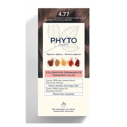 Phyto Permanent Hair Color Plaukų dažai be amoniako 1 Black