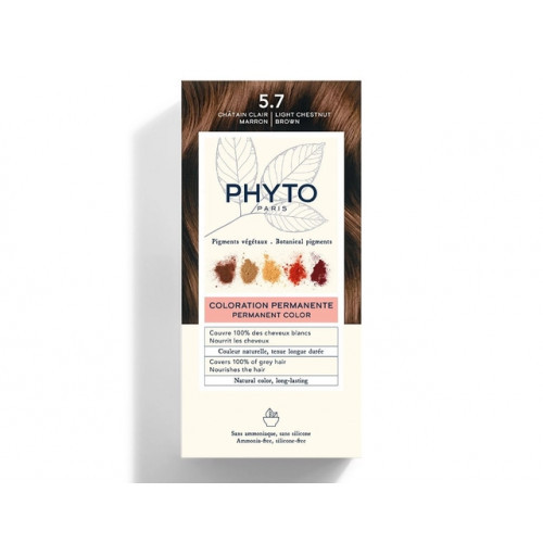 Phyto Permanent Hair Color Plaukų dažai be amoniako 1 Black