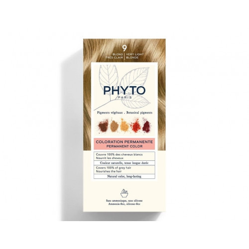 Phyto Permanent Hair Color Plaukų dažai be amoniako 1 Black