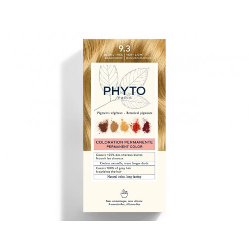 Phyto Permanent Hair Color Plaukų dažai be amoniako 1 Black