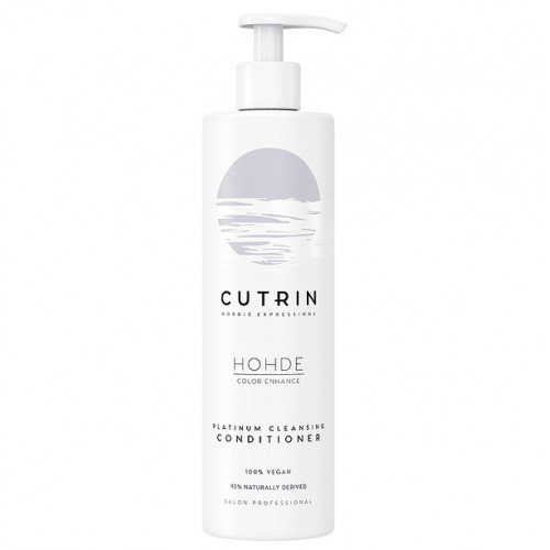 Cutrin Hohde Platinum Cleansing Conditioner Valomasis kondicionierius šviesintiems plaukams 400ml