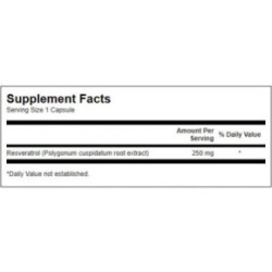 SWANSON Resveratrol 250 Mg Cardiovascular Health Maisto papildas resveratrolis 30 kapsulių